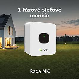 Rada MIC | 1-fázové do 3,3 kW